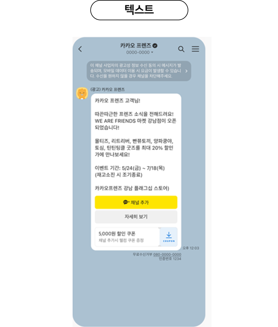 텍스트 타입 예시